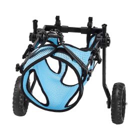 Dog Wheelchair for Back Legs, Adjustable 2 Wheels Pet Wheelchair, Lightweight Dog Cart with Shock-Absorbing Wheels Dog Wheelchair for Back Legs, Adjustable 2 Wheels Pet Wheelchair, Lightweight Dog Cart with Shock-Absorbing Wheels